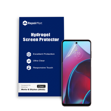 Motorola Moto G Stylus (2022) Compatible Premium Hydrogel Screen Protector With Full Coverage Ultra HD